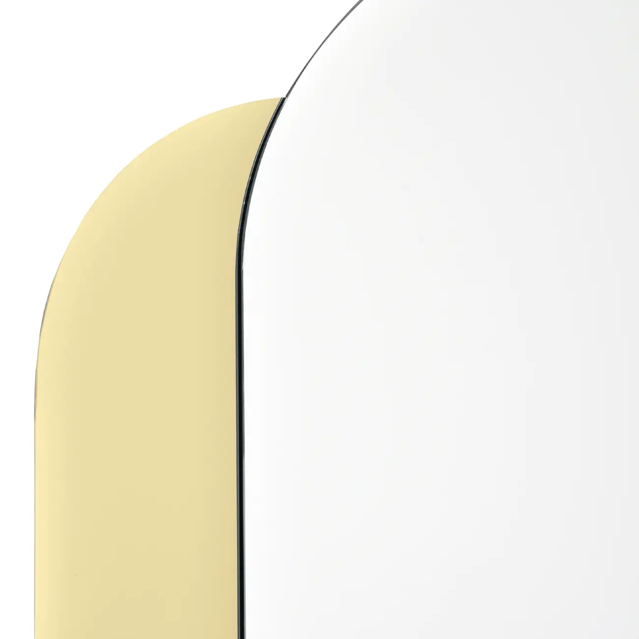 ESPELHO 66 CM X 1,30 M LOBBIE - PRATA/OURO - Foto 3