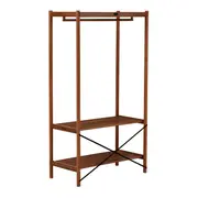 GUARDA-ROUPA DE SOLTEIRO ABERTO 87 CM X 1,57 M ARAPU - NOZES - Foto 4