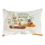 FRONHA INFANTIL 50 CM X 70 CM FEIRA DOS BICHOS - CASCA DE URUCUM/MULTICOR - Foto 1
