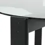 MESA DE CENTRO REDONDA 83 CM TRISKEL - EBANIZADO/INCOLOR - Foto 5