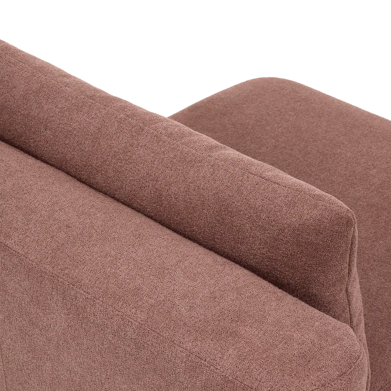MÓDULO SOFÁ 1 LUGAR ASSENTO 75 CM SHIRO - QUARTZO ROSA - Foto 7