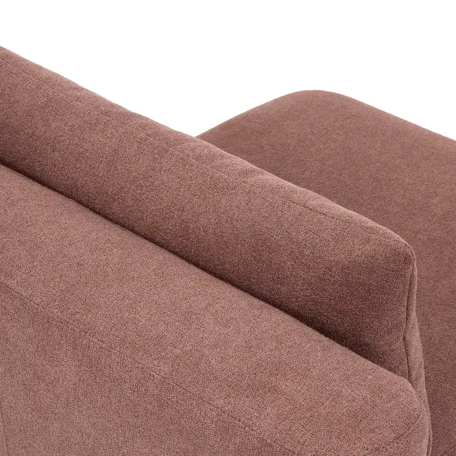 MÓDULO SOFÁ 1 LUGAR ASSENTO 75 CM SHIRO - QUARTZO ROSA - Foto 7