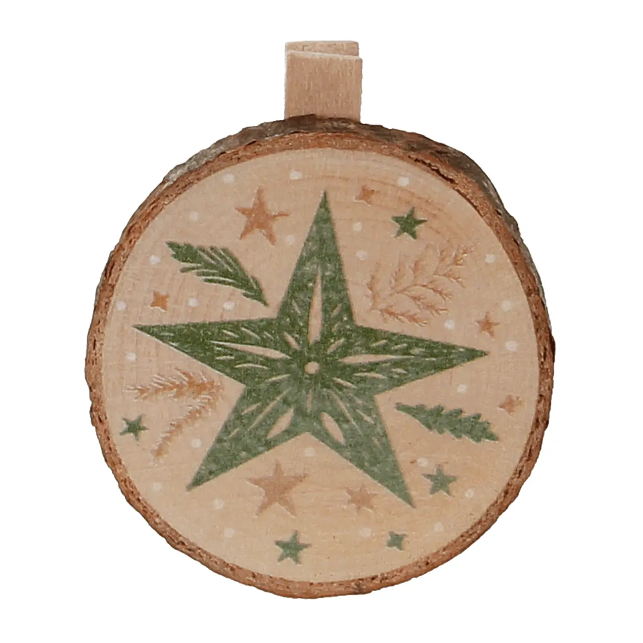 KIT COM 6 PRENDEDORES VILAREJO NOEL - CASCA DE URUCUM/CIPESTRE - Foto 10