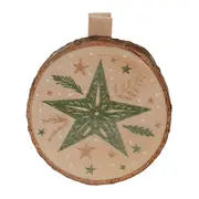 KIT COM 6 PRENDEDORES VILAREJO NOEL - CASCA DE URUCUM/CIPESTRE - Foto 10