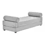 SOFÁ-CAMA 2 LUGARES STACK - CINZA CLARO MESCLA - Foto 4