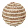 BOLA DECORATIVA 9 CM MELINDI - FIBRA CLARA/FIBRA CASTANHA - Foto 2