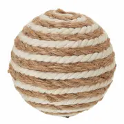 BOLA DECORATIVA 9 CM MELINDI - FIBRA CLARA/FIBRA CASTANHA - Foto 2