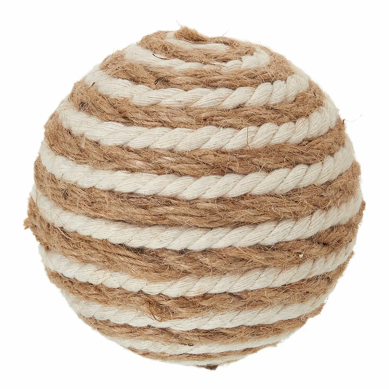 BOLA DECORATIVA 9 CM MELINDI - FIBRA CLARA/FIBRA CASTANHA - Foto 2