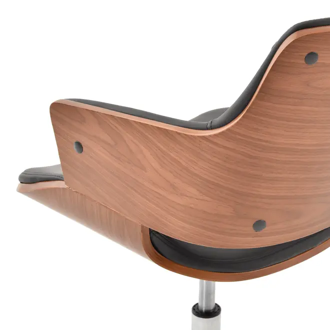 CADEIRA HOME OFFICE PEAK - NOZES/PRETO - Foto 8