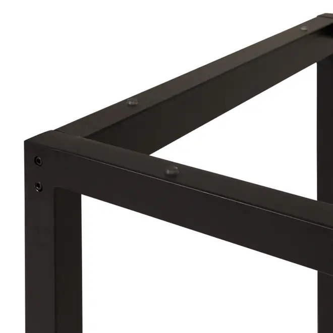 BASE DE MESA 1,30 M X 75 CM METRIC - PRETO - Foto 5