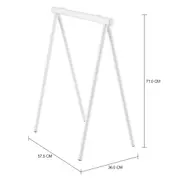 CAVALETE 57 CM X 36 CM TRET - BRANCO - Foto 5