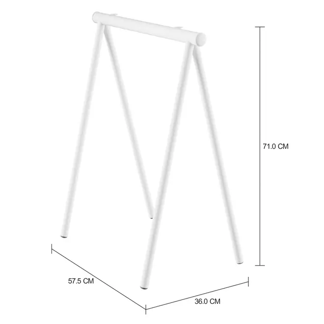 CAVALETE 57 CM X 36 CM TRET - BRANCO - Foto 5