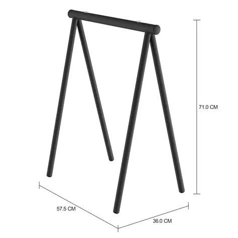 Imagem com medidas do produto CAVALETE 57 CM X 36 CM TRET