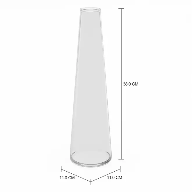 VASO 38 CM TE QUIERO CONE - INCOLOR - Foto 2