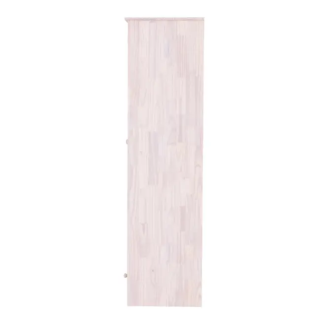 GUARDA-ROUPA DE SOLTEIRO 2 PORTAS/1 GAVETA TIMBER - BRANCO LAVADO - Foto 8