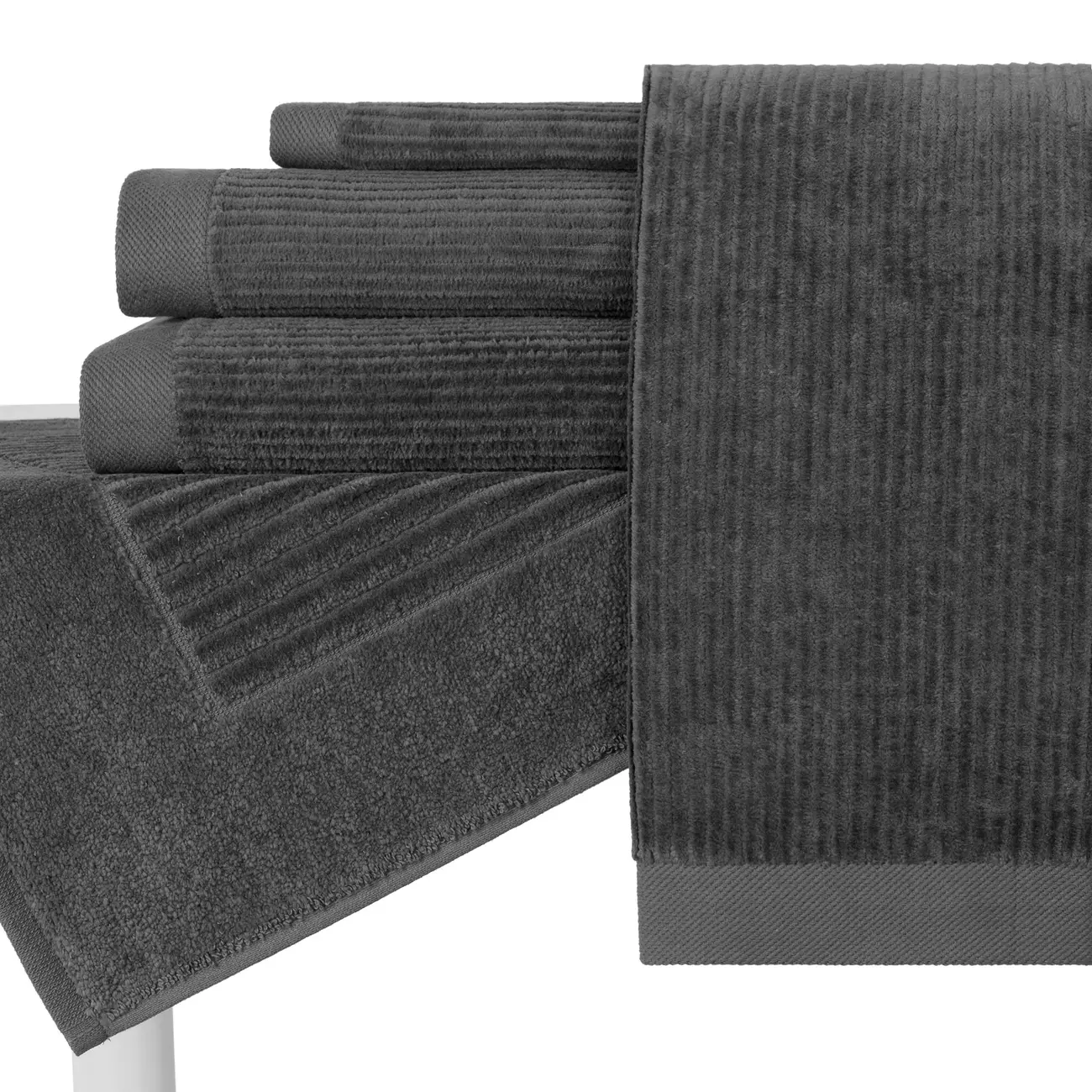 TOALHA DE BANHO 1,40 M X 70 CM VELVET - KONKRET - Foto 4