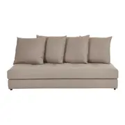 SOFÁ-CAMA 3 LUGARES BUZZ - BEGE - Foto 1