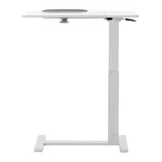 MESA LATERAL REGULÁVEL 80 CM X 40 CM COUCH WORKING - BRANCO/BRANCO - Foto 3