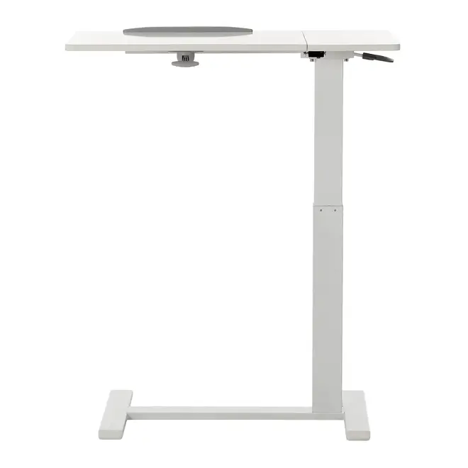 MESA LATERAL REGULÁVEL 80 CM X 40 CM COUCH WORKING - BRANCO/BRANCO - Foto 3