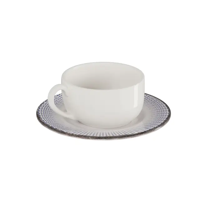 XÍCARA CAFÉ 50 ML SALINA I - BRANCO/AZUL - Foto 8