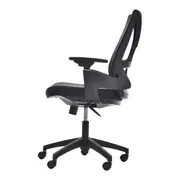 CADEIRA DE ESCRITÓRIO SPENCER - PRETO/PRETO - Foto 3