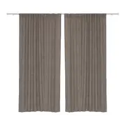 CORTINA 2 PEÇAS 1,30 M X 2,30 M LINACEAS - MESCLADO CINZA - Foto 1