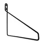SUPORTE PARA PRATELEIRA COM 2 PEÇAS FINELINE - PRETO - Foto 2
