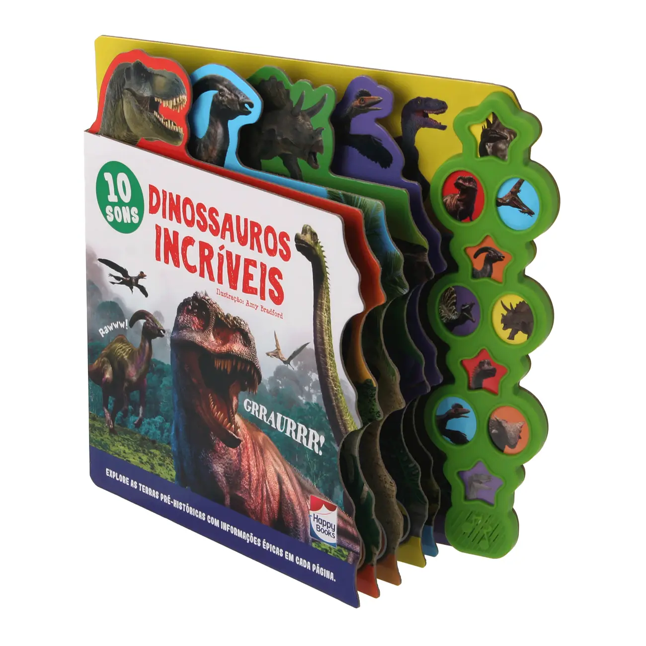 SUPER SONS: DINOSSAUROS INCRÍVEIS LIVRO INFANTIL - MULTICOR - Foto 4