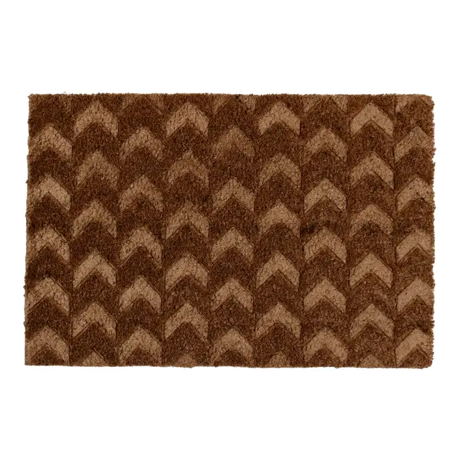 CAPACHO 40 CM X 60 CM MARQUETERIE - NATURAL - Foto 1
