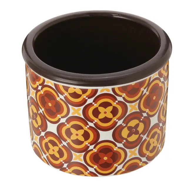 CACHEPÔ 8 CM BLOOMBELOT MARIGOLD - TERRACOTA/MARROM DE LEI - Foto 2