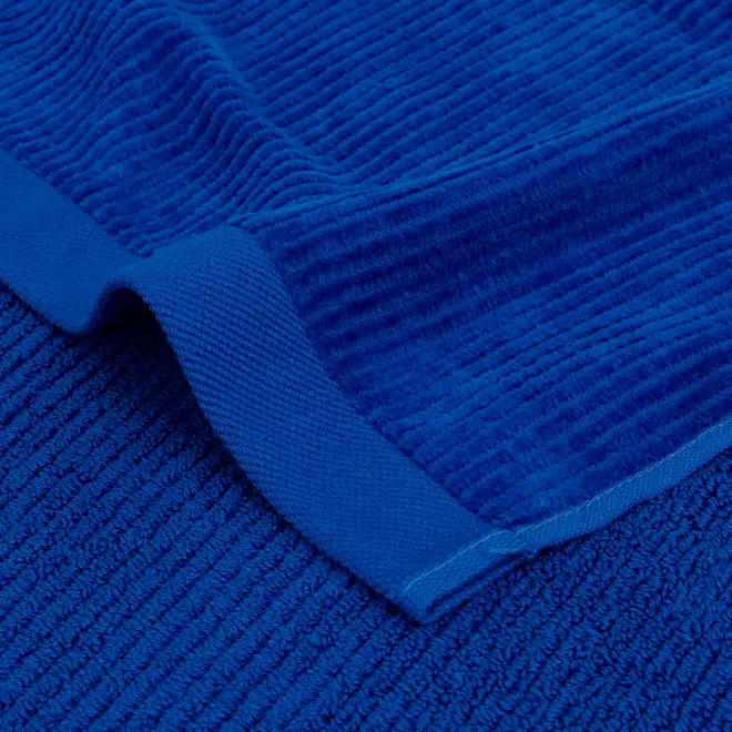 TOALHA DE ROSTO 90 CM X 48 CM VELVET - AZUL COBALTO - Foto 4