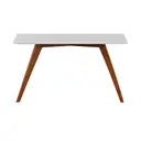 NOZES/BRANCO - MESA DE JANTAR 1,35 M X 80 CM TAVE SQUARE