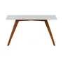 NOZES/BRANCO - MESA DE JANTAR 1,35 M X 80 CM TAVE SQUARE