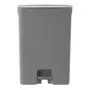 LIXEIRA DUPLA COM PEDAL 30 L TRIUM - KONKRET/CINZA - Foto 1