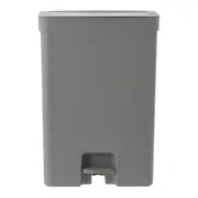 LIXEIRA DUPLA COM PEDAL 30 L TRIUM - KONKRET/CINZA - Foto 1