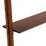 ESTANTE/ESCRIVANINHA PAREDE/TETO 86 CM X 2,41 M/2,80 M LIBRERIA - NOZES/PRETO - Foto 10