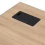 MESA 1,20 M X 60 CM COM CAIXA PARA CONECTIVIDADE ALETA - KONKRET/OAK TAMMI - Foto 8