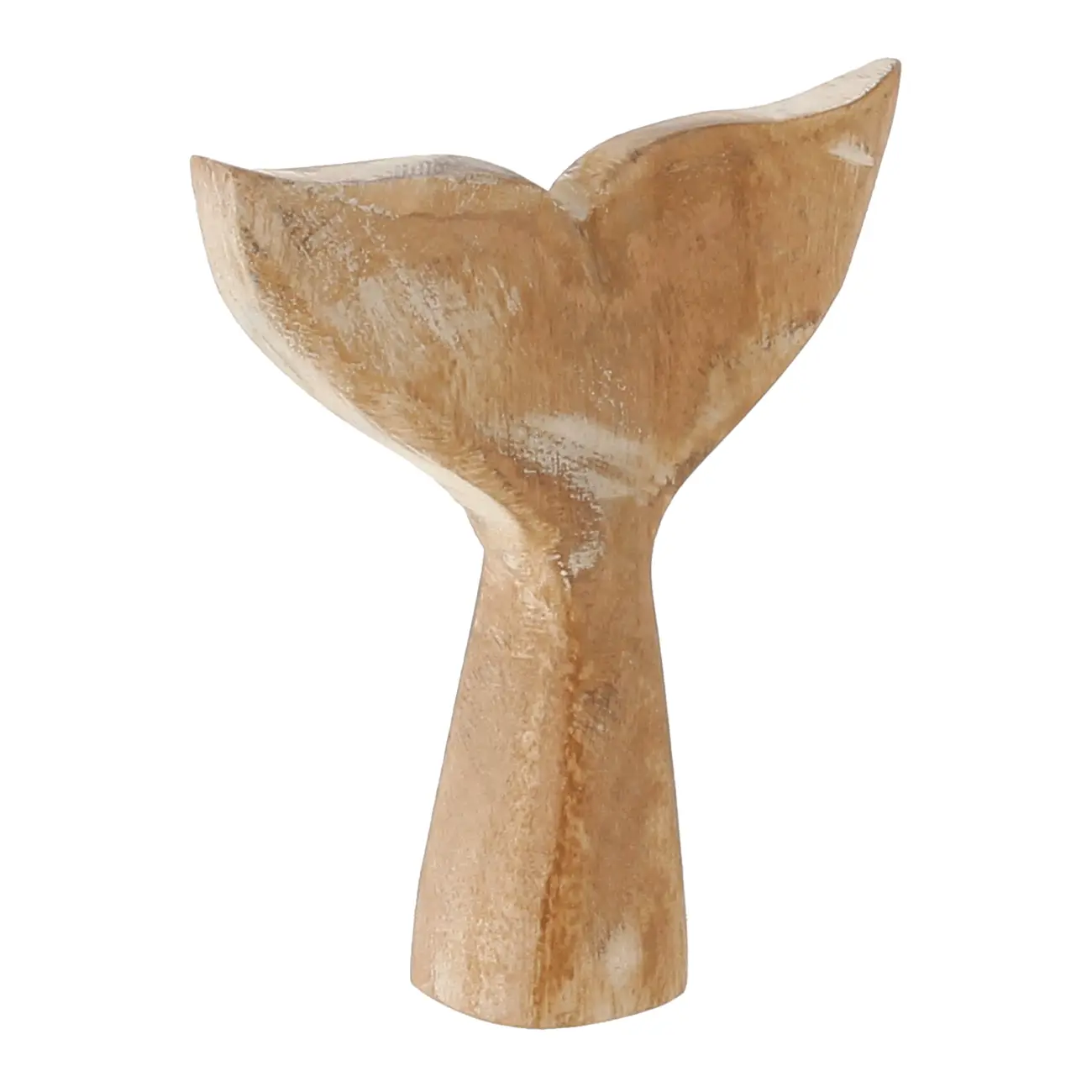 ADORNO 13 CM MARAÚ TAIPU CAUDA - BRANCO/PAULOWNIA - Foto 4