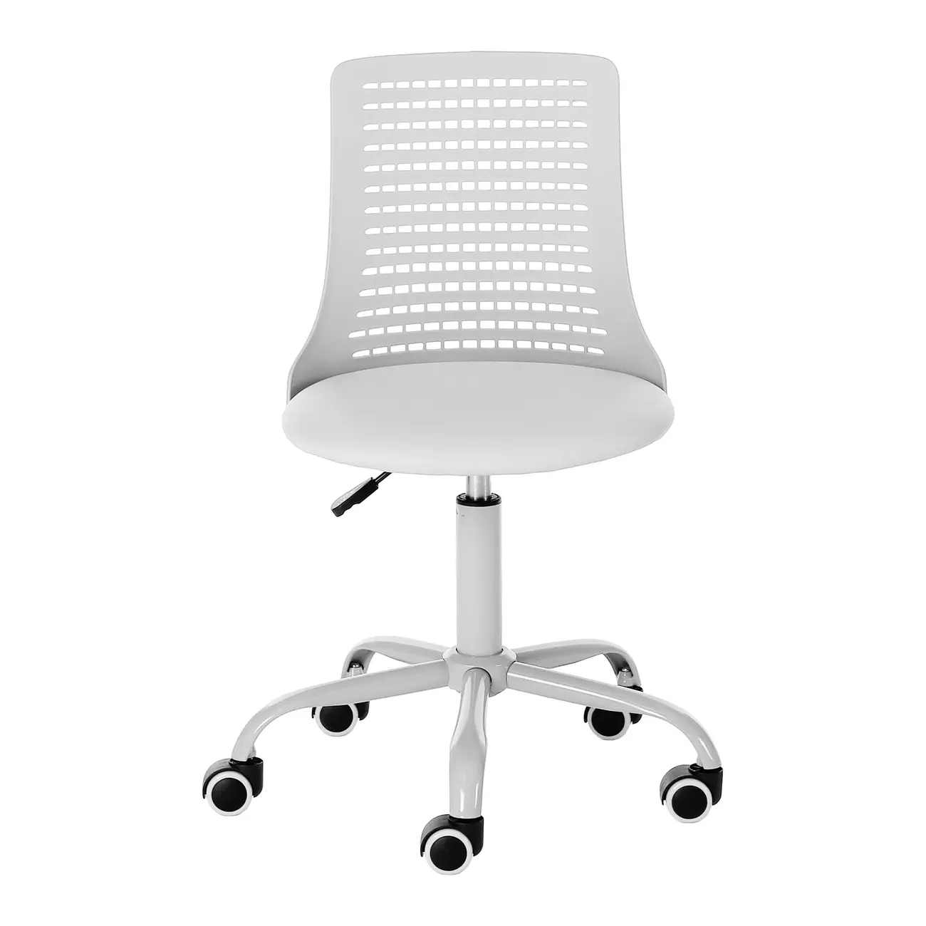 CADEIRA HOME OFFICE TEEN CHICLETE - BRANCO/BRANCO - Foto 2