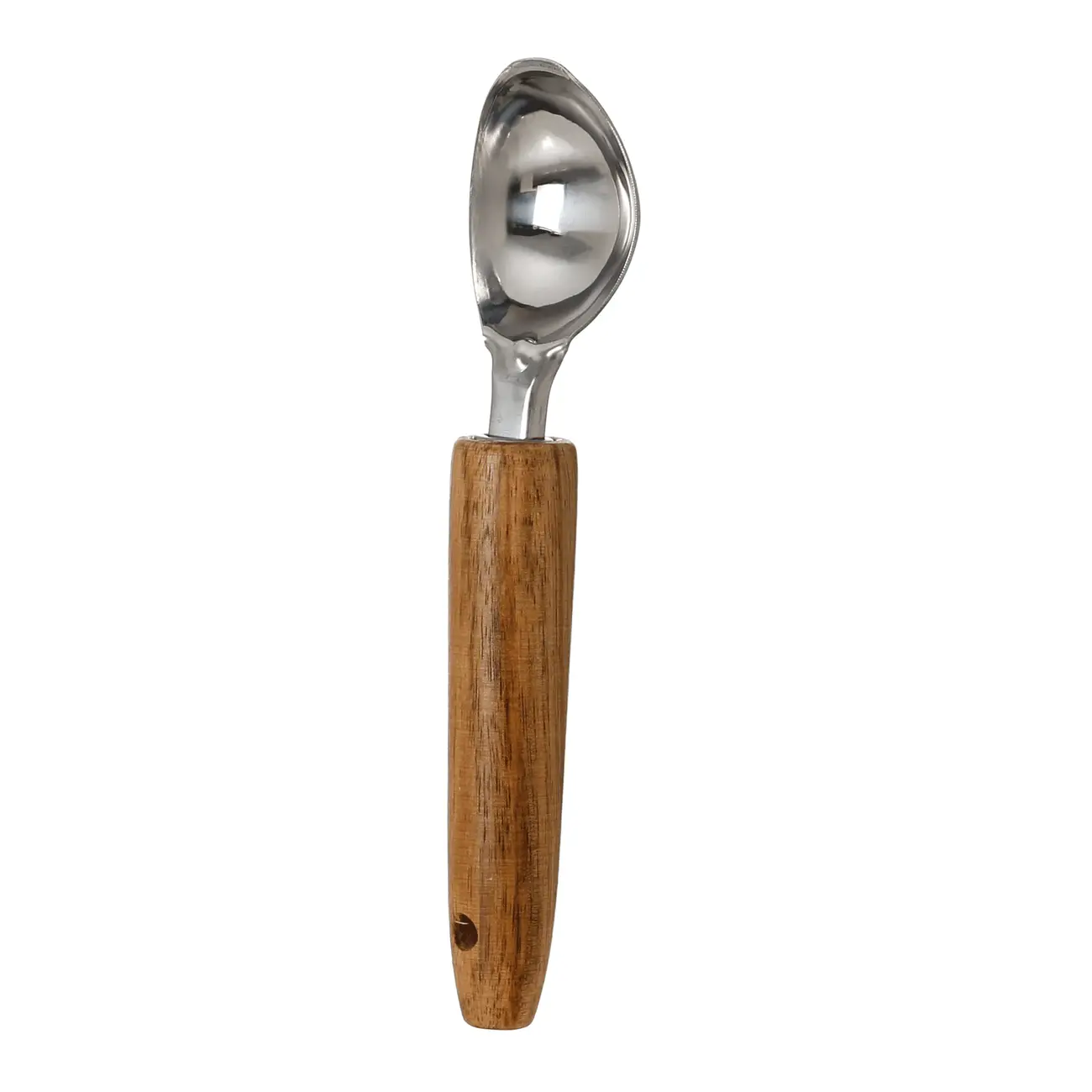 COLHER PARA SORVETE 20 CM ACÁCIA NOX - ACÁCIA/INOX - Foto 2