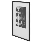 QUADRO JANELAS II 45 CM X 65 CM - PRETO/BRANCO - Foto 2