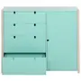 CÔMODA 4 GAVETAS/1 PORTA 1,07 M X 42 CM PIN PLAY - NATURAL WASHED/MENTA - Foto 3