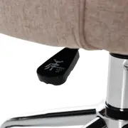 CADEIRA HOME OFFICE DANDY I - CROMADO/CAMELO - Foto 10