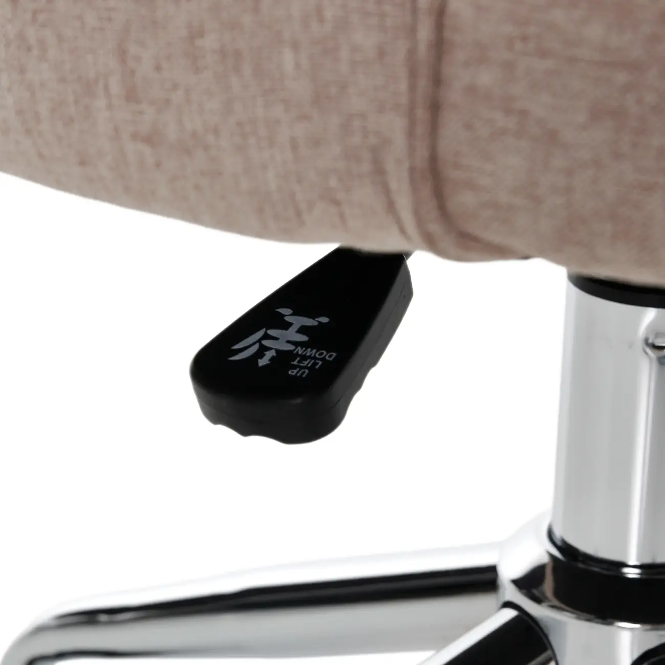 CADEIRA HOME OFFICE DANDY I - CROMADO/CAMELO - Foto 10