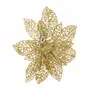 PRENDEDOR FLOR 14 CM FINE FESTIVITY C/2 - OURO - Foto 8