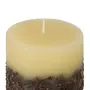 VELA PILAR PERFUMADA CRAVO BONNIEUX - BEGE/FIBRA CASTANHA - Foto 3