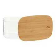 POTE HERMÉTICO 650 ML BAMBUCCI - INCOLOR/BAMBU - Foto 5