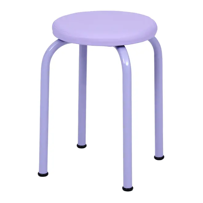 BANCO EMPILHÁVEL BAIXO TUBULAR - MOUSSE DE JABUTICABA/MOUSSE DE JABUTICABA - Foto 1