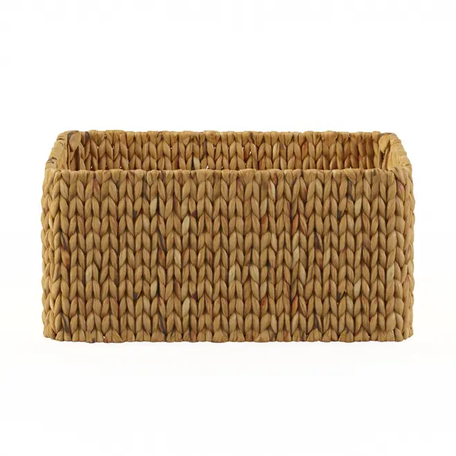 CESTO 38 CM X 28 CM X 18 CM NINHO - FIBRA NATURAL - Foto 1