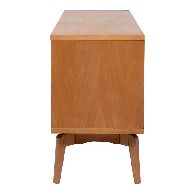 BUFFET 4 PORTAS 1,80 M X 45 CM COM PALHINHA ARES - TAUARI/FIBRA CLARA - Foto 8